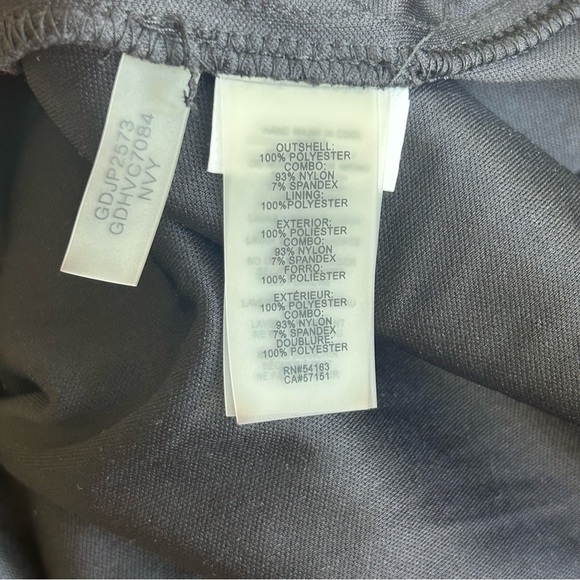 GUESS Women’s Illusion Lace Fit & Flare Dress Small Navy Blue Cocktail Party - Picture 7 of 9